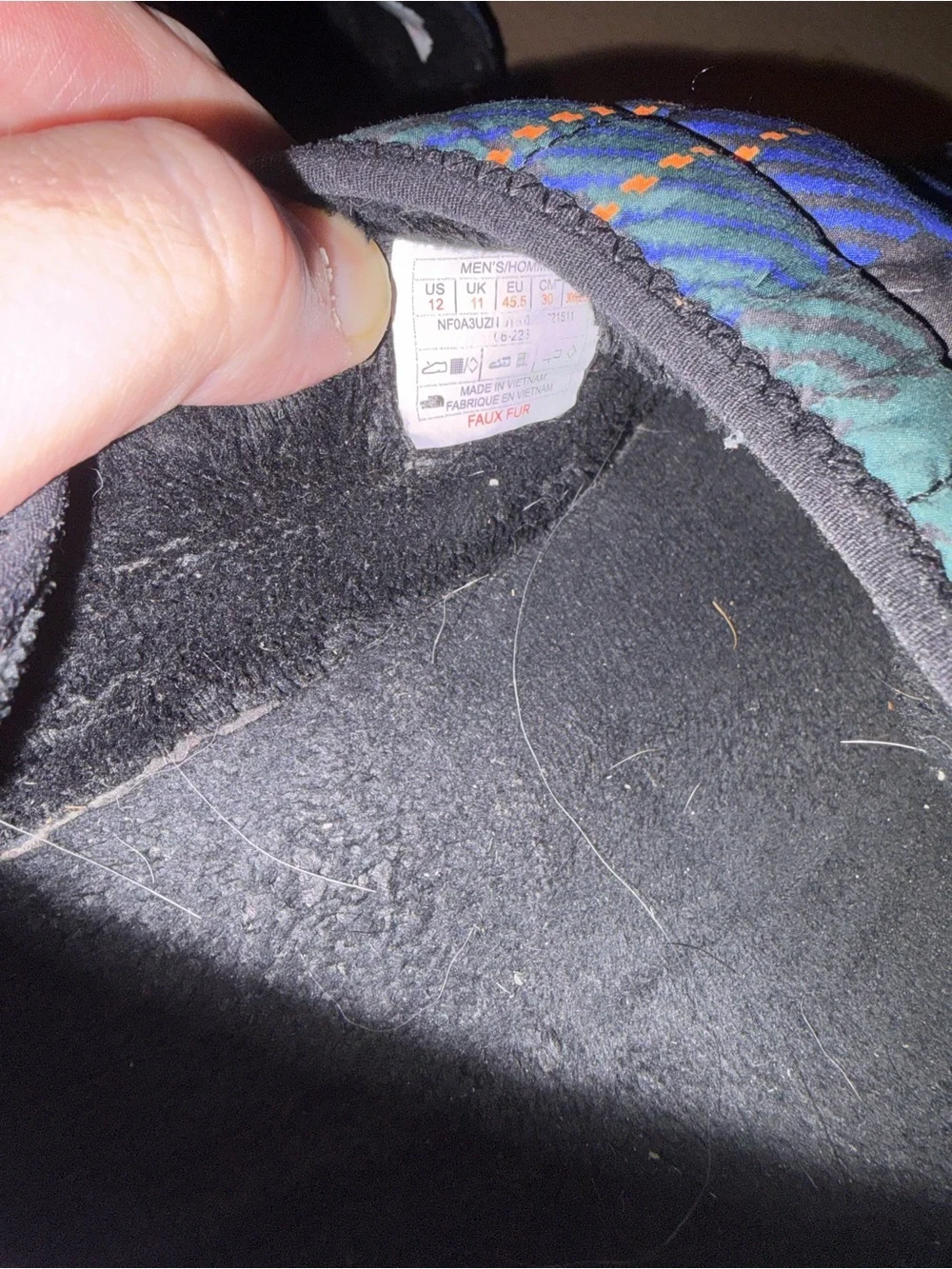 The North Face questions size